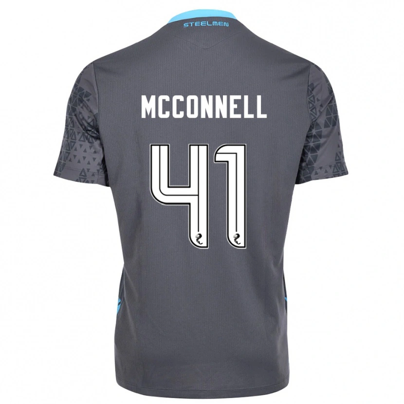 Danxen Homem Jack McConnell #41 Branco Cinza Camisola Guarda-Redes 2025/26 Camisa Brasil