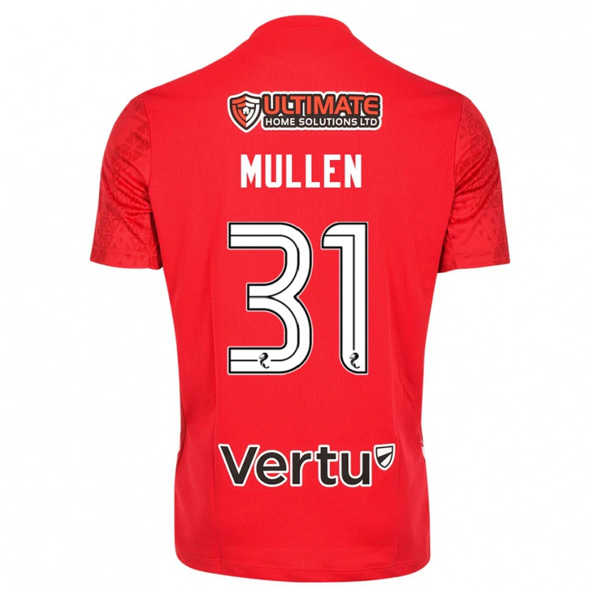 Danxen Homem Ryan Mullen #31 Branco Vermelho Camisola Guarda-Redes 2025/26 Camisa Brasil