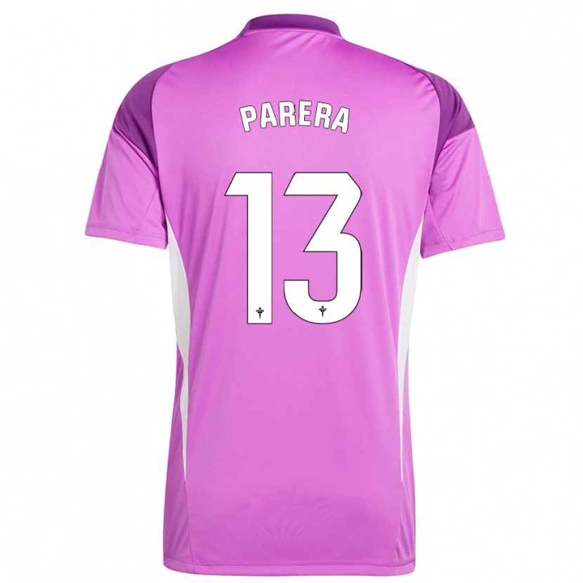 Danxen Homem Miquel Parera #13 Roxo Branco Camisola Guarda-Redes 2025/26 Camisa Brasil