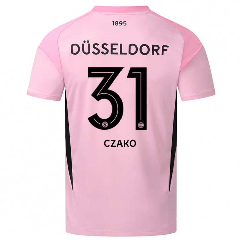 Danxen Homem Milán Czakó #31 Rosa Preto Camisola Guarda-Redes 2025/26 Camisa Brasil