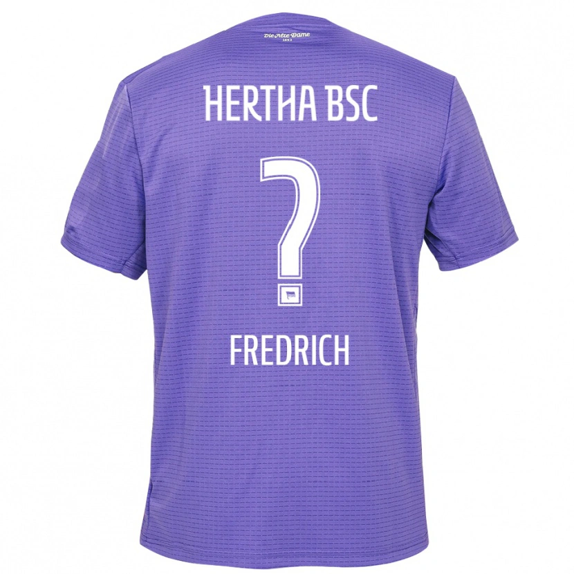 Danxen Homem Marco Fredrich #0 Roxo Branco Camisola Guarda-Redes 2025/26 Camisa Brasil