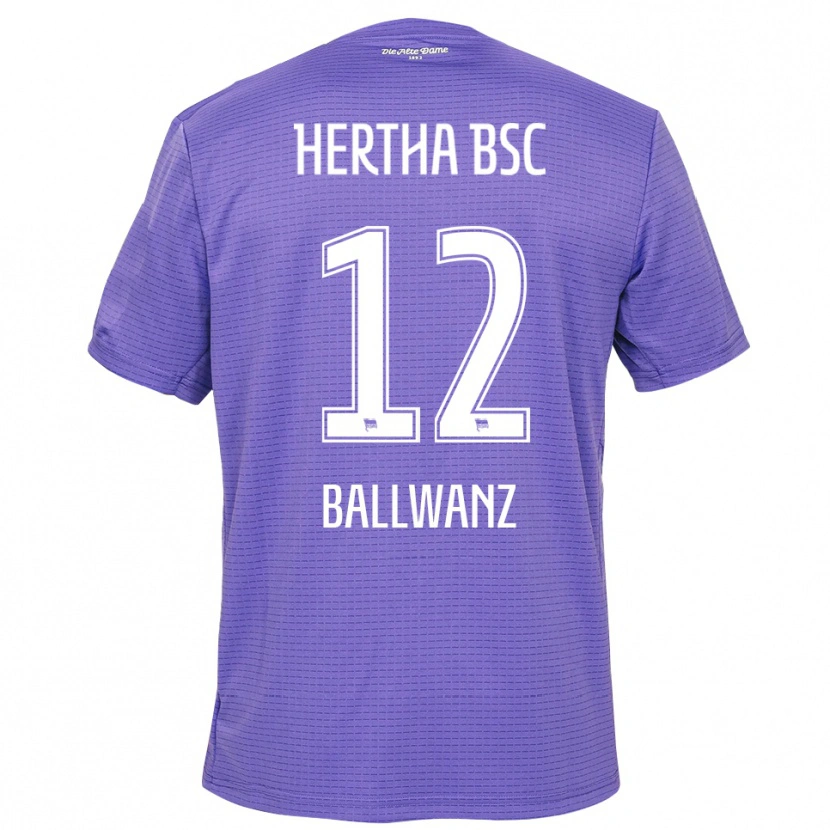 Danxen Homem Lennox Ballwanz #12 Roxo Branco Camisola Guarda-Redes 2025/26 Camisa Brasil