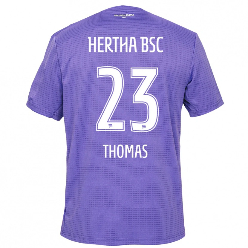 Danxen Homem Aaliyah Thomas #23 Roxo Branco Camisola Guarda-Redes 2025/26 Camisa Brasil