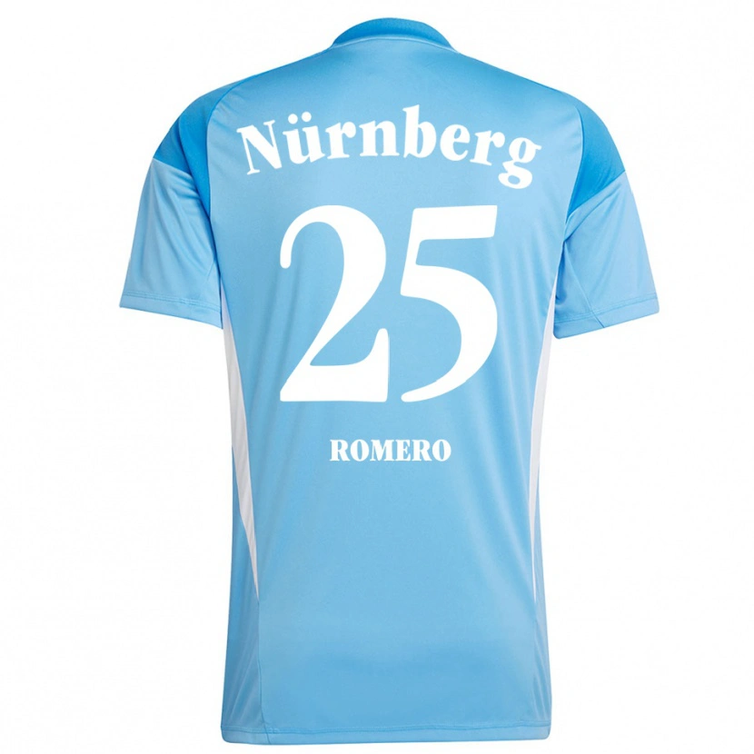 Danxen Homem Lourdes Romero #25 Azul Celeste Branco Camisola Guarda-Redes 2025/26 Camisa Brasil