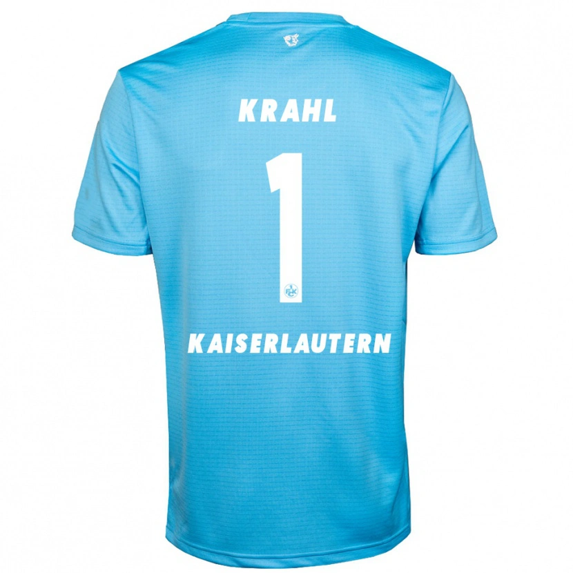 Danxen Homem Julian Krahl #1 Azul Celeste Branco Camisola Guarda-Redes 2025/26 Camisa Brasil