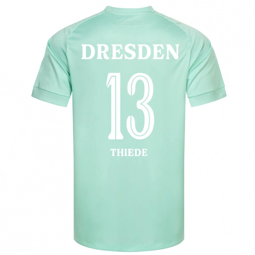 Danxen Homem Tristan Thiede #13 Verde Claro Branco Camisola Guarda-Redes 2025/26 Camisa Brasil