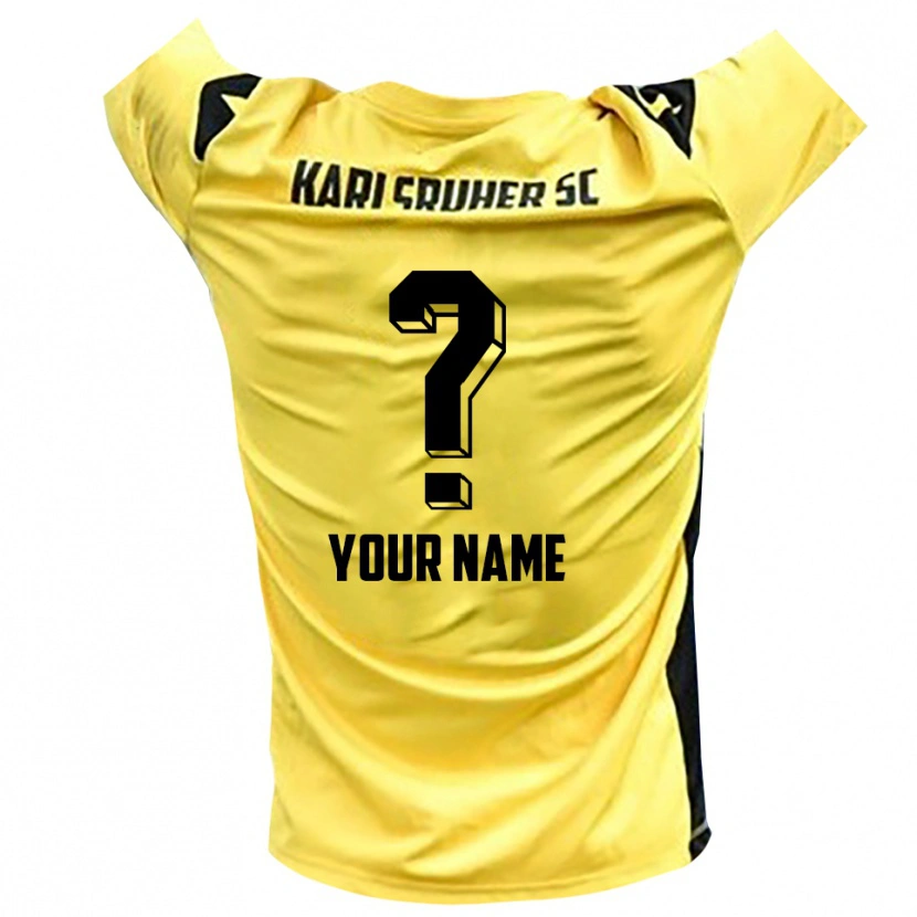 Danxen Homem Karlsruher SC Amarelo Preto Camisola Guarda-Redes 2025/26 Camisa Brasil