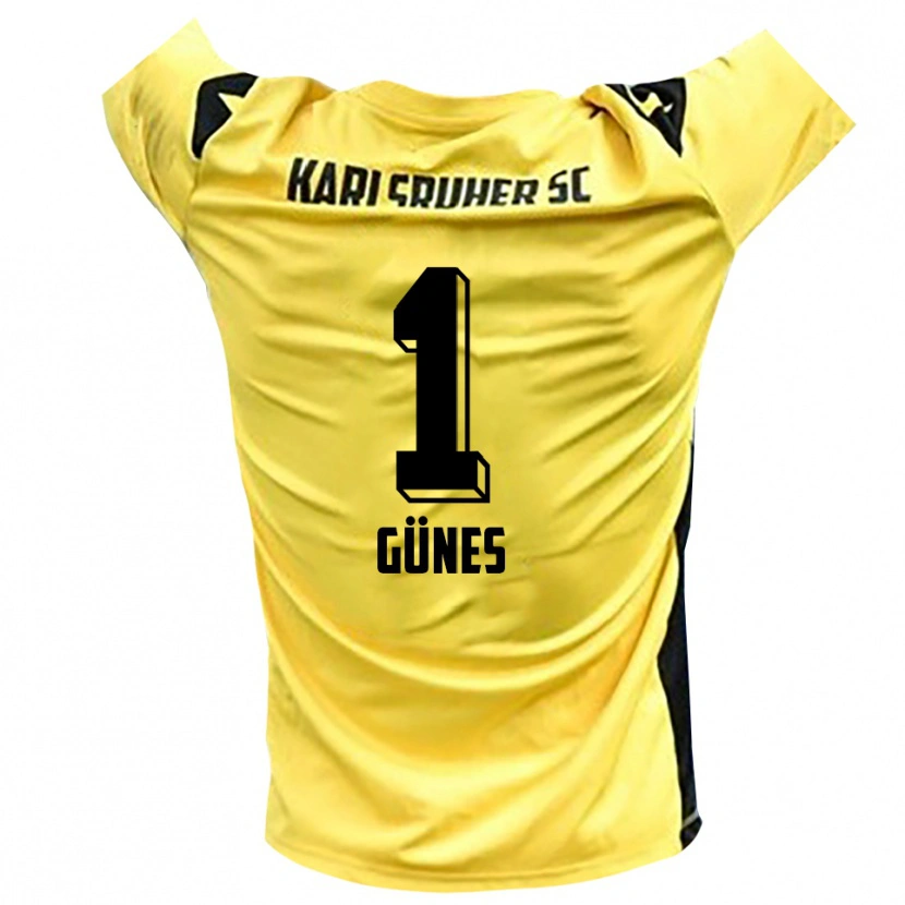 Danxen Homem Kamil Günes #1 Amarelo Preto Camisola Guarda-Redes 2025/26 Camisa Brasil
