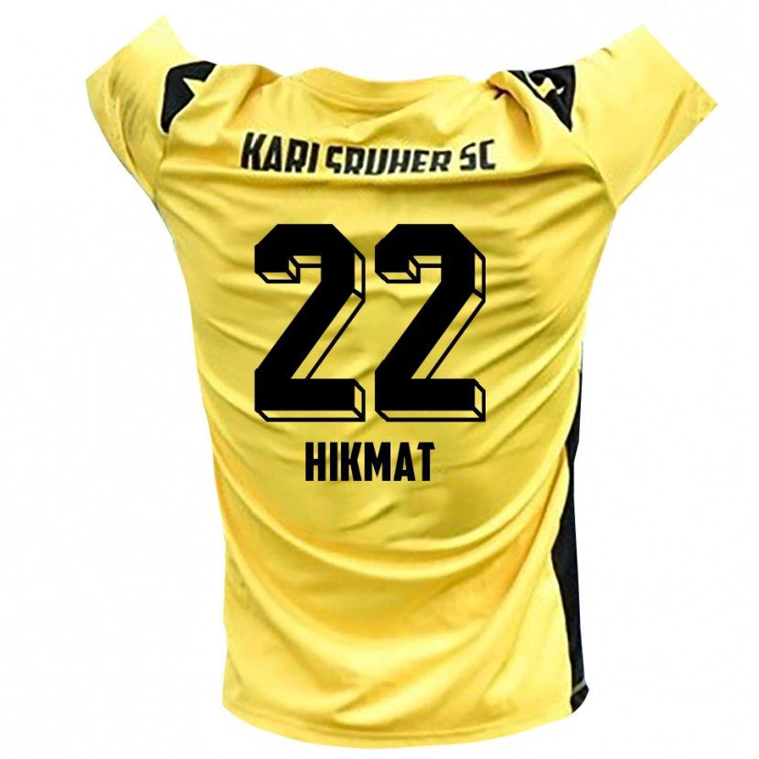 Danxen Homem Soufiane Hikmat #22 Amarelo Preto Camisola Guarda-Redes 2025/26 Camisa Brasil