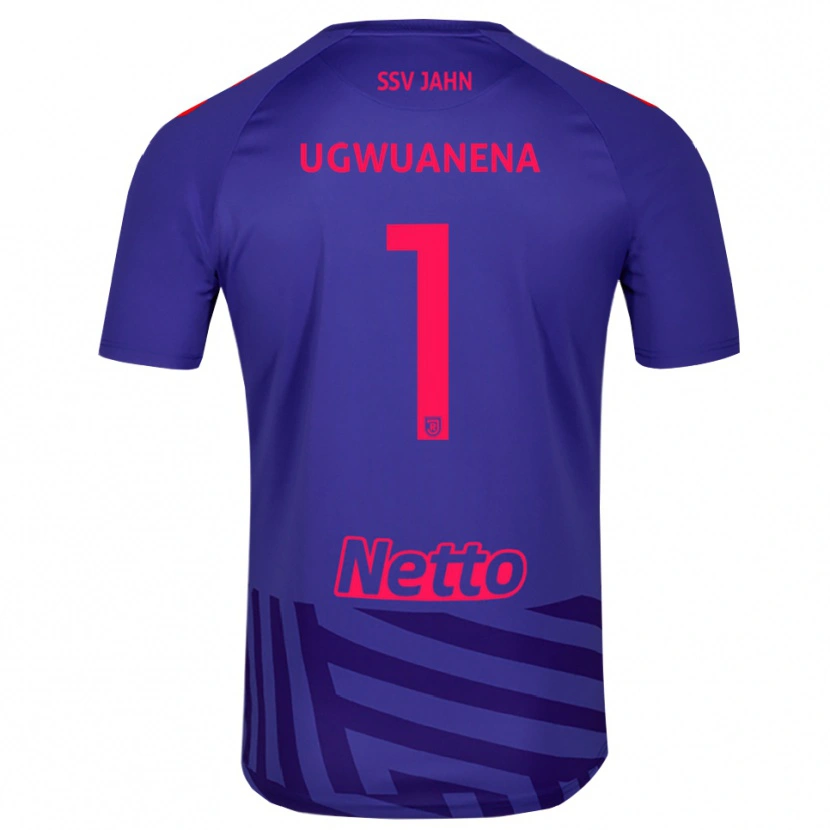 Danxen Homem Marvellous Ugwuanena #1 Azul Real Vermelho Camisola Guarda-Redes 2025/26 Camisa Brasil