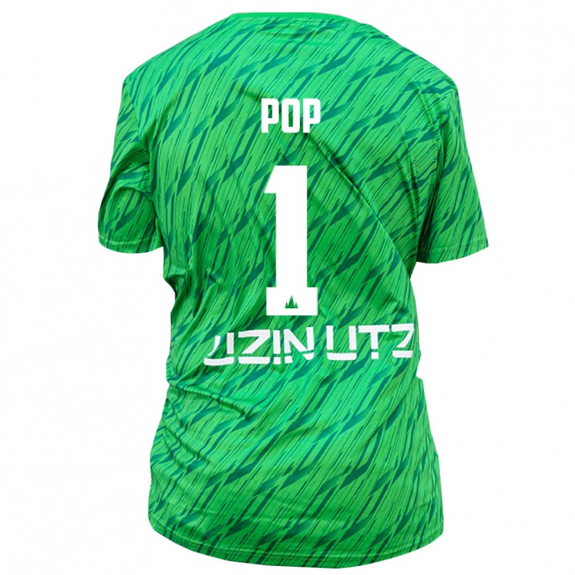 Danxen Homem Nico Pop #1 Verde Vermelho Camisola Guarda-Redes 2025/26 Camisa Brasil