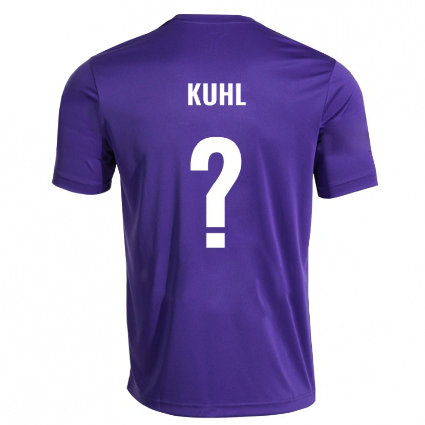 Danxen Homem Jasmin Kuhl #0 Roxo Branco Camisola Guarda-Redes 2025/26 Camisa Brasil