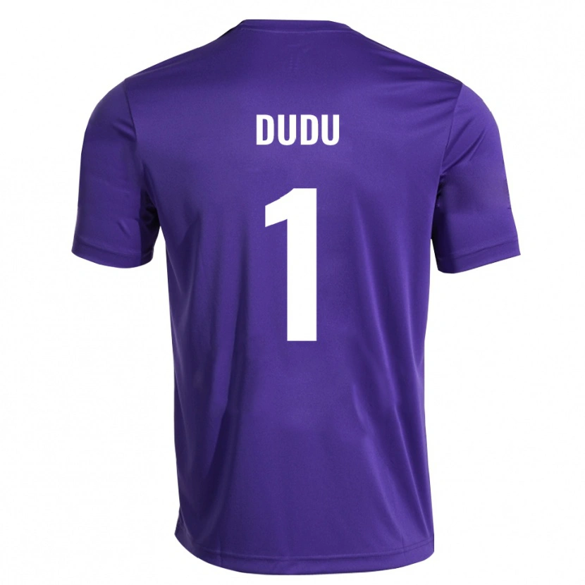 Danxen Homem Dudu #1 Roxo Branco Camisola Guarda-Redes 2025/26 Camisa Brasil