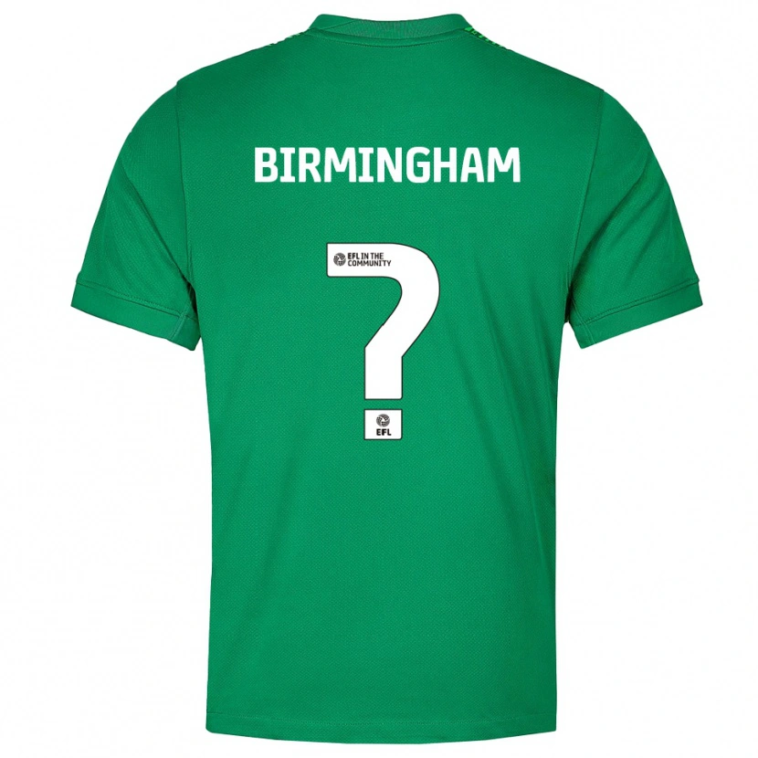 Danxen Homem Shea Birmingham #0 Verde Branco Camisola Guarda-Redes 2025/26 Camisa Brasil