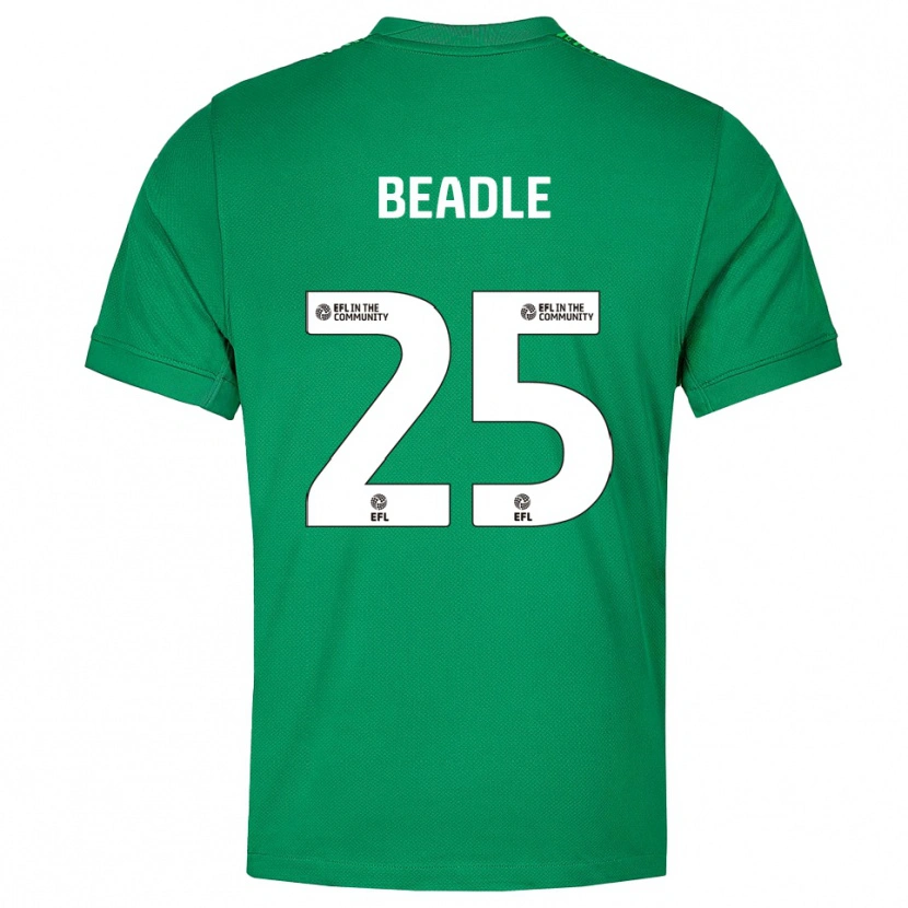 Danxen Homem James Beadle #25 Verde Branco Camisola Guarda-Redes 2025/26 Camisa Brasil