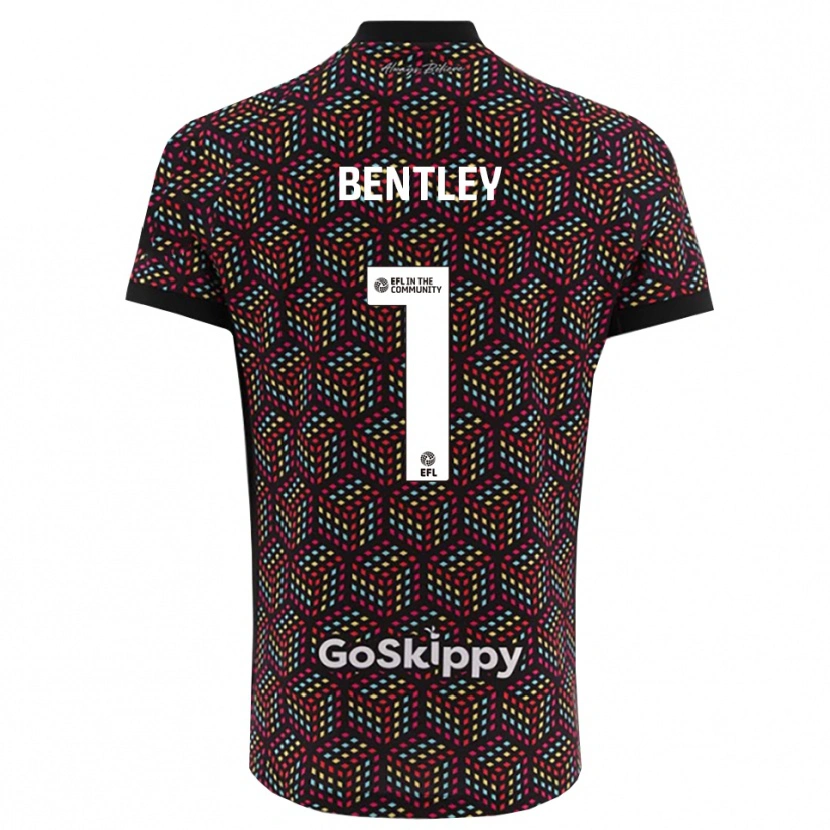 Danxen Homem Fran Bentley #1 Preto Branco Camisola Guarda-Redes 2025/26 Camisa Brasil