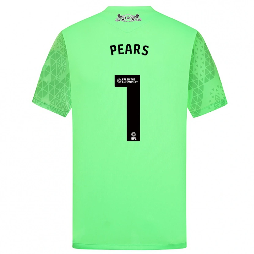 Danxen Homem Aynsley Pears #1 Verde Fluorescente Camisola Guarda-Redes 2025/26 Camisa Brasil