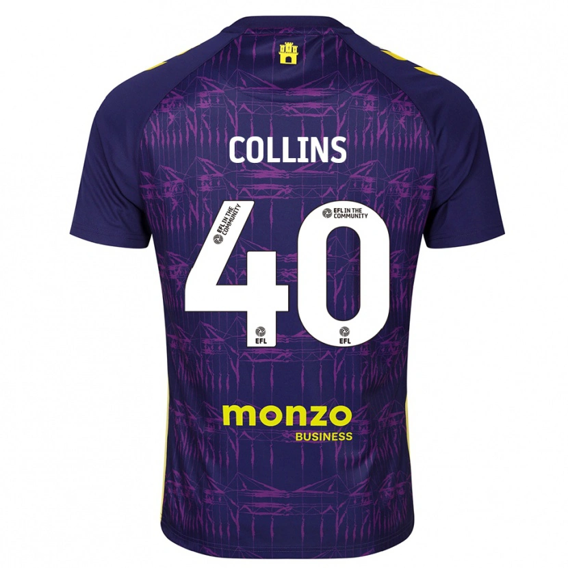 Danxen Homem Brad Collins #40 Amarelo Roxo Camisola Guarda-Redes 2025/26 Camisa Brasil