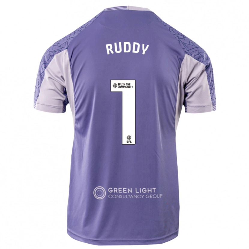 Danxen Homem Jack Ruddy #1 Roxo Claro Camisola Guarda-Redes 2025/26 Camisa Brasil