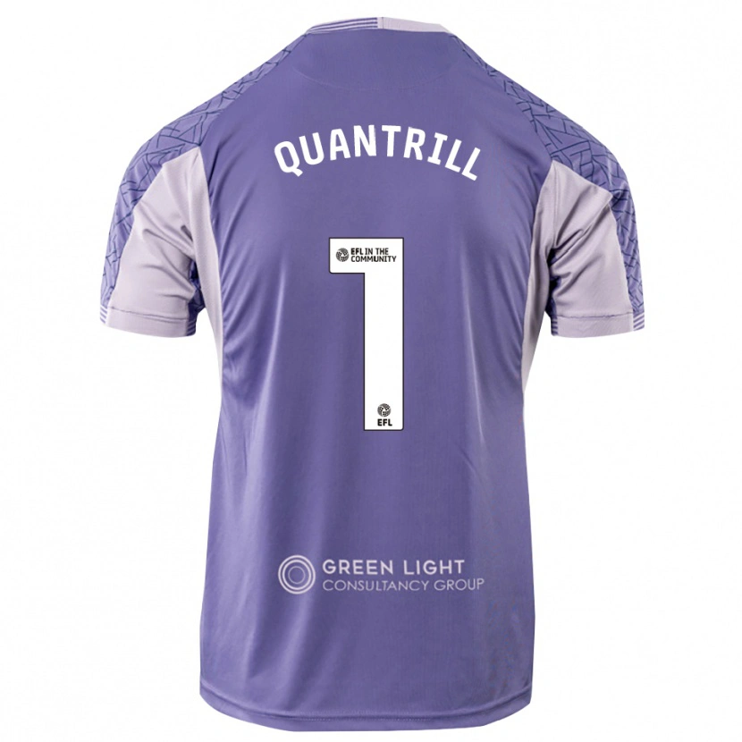 Danxen Homem Sarah Quantrill #1 Roxo Claro Camisola Guarda-Redes 2025/26 Camisa Brasil