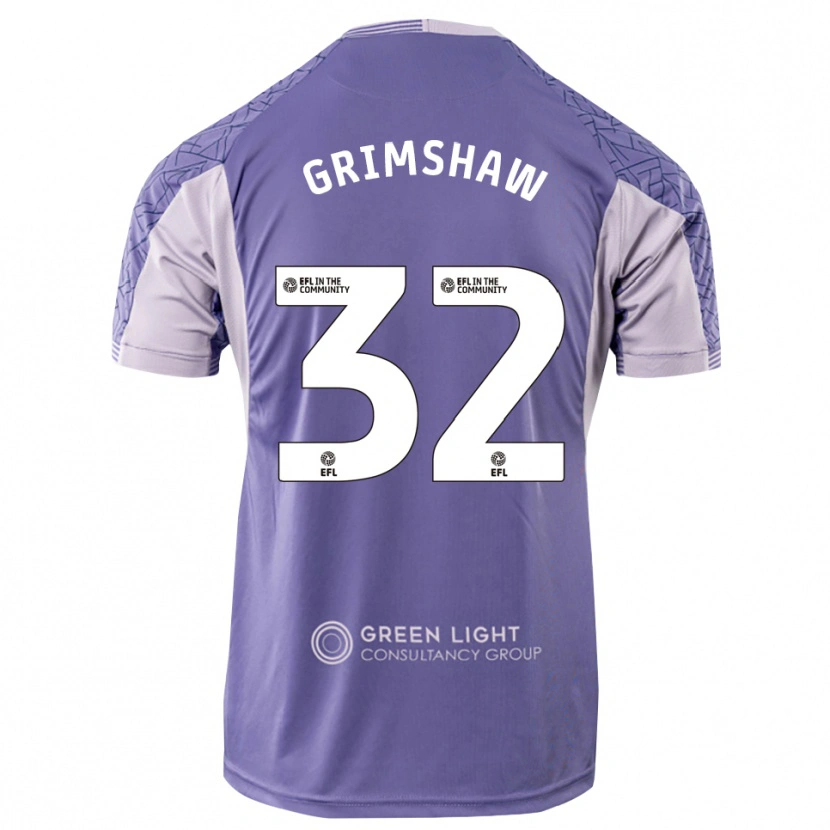 Danxen Homem Daniel Grimshaw #32 Roxo Claro Camisola Guarda-Redes 2025/26 Camisa Brasil