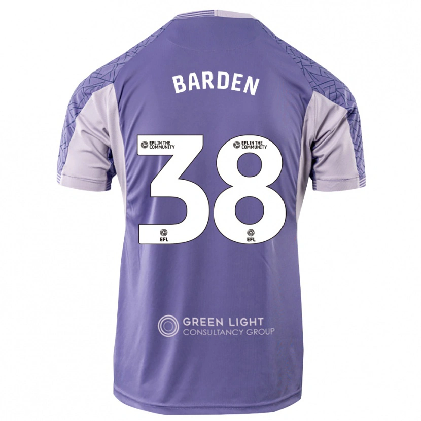 Danxen Homem Daniel Barden #38 Roxo Claro Camisola Guarda-Redes 2025/26 Camisa Brasil