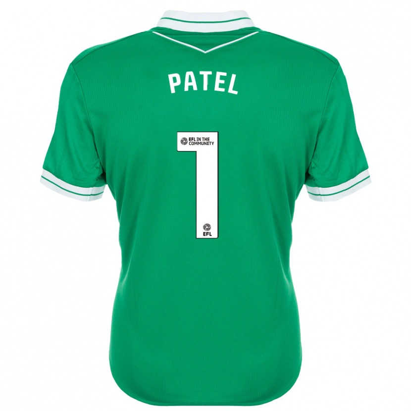 Danxen Homem Ajae Patel #1 Verde Branco Camisola Guarda-Redes 2025/26 Camisa Brasil