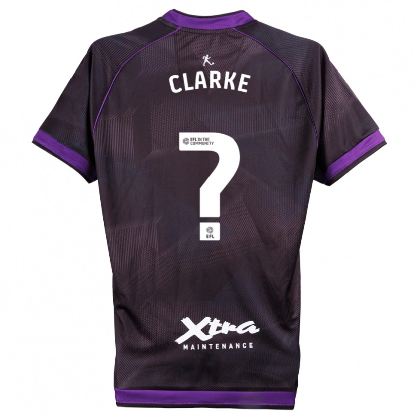 Danxen Homem Kenny Clarke #0 Branco Roxo Camisola Guarda-Redes 2025/26 Camisa Brasil