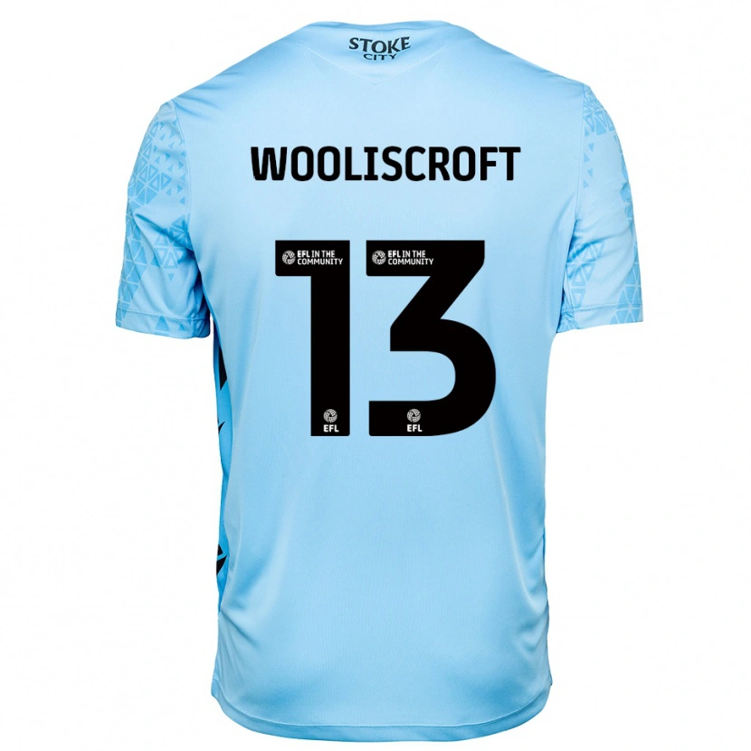 Danxen Homem Morgan Wooliscroft #13 Azul Céu Preto Camisola Guarda-Redes 2025/26 Camisa Brasil