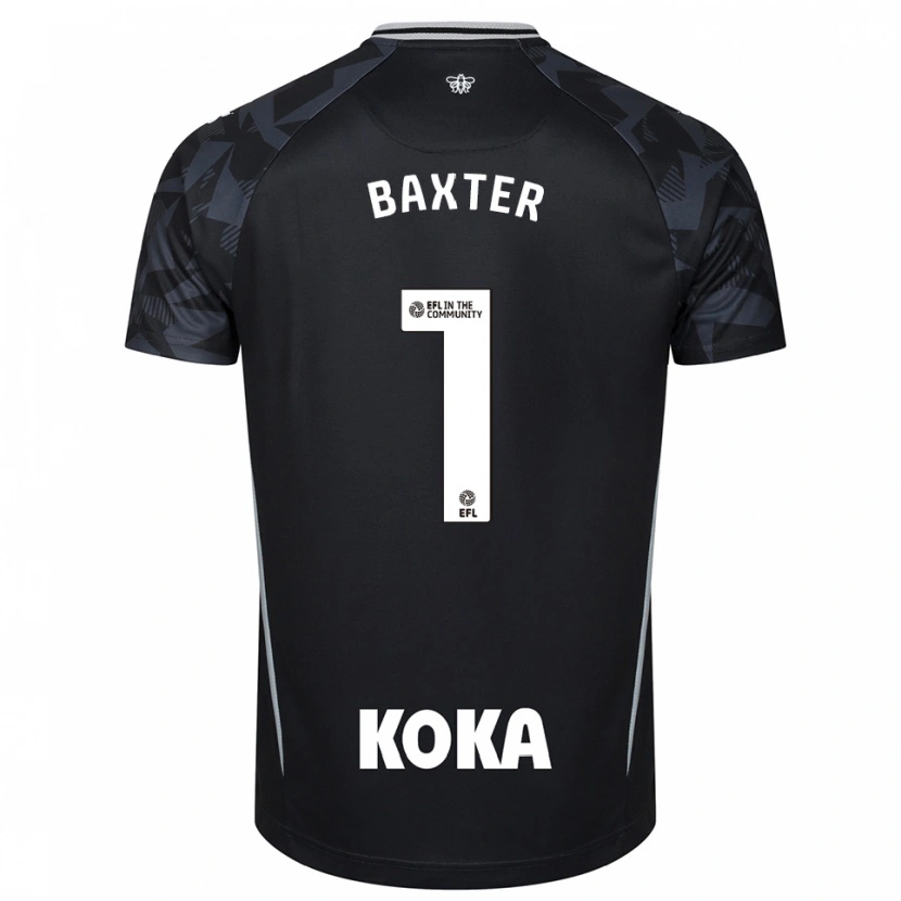 Danxen Homem Nathan Baxter #1 Azul Preto Camisola Guarda-Redes 2025/26 Camisa Brasil