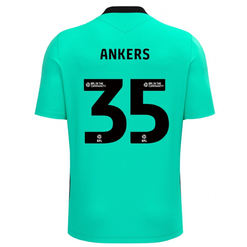 Danxen Homem Chloe Ankers #35 Turquesa Médio Camisola Guarda-Redes 2025/26 Camisa Brasil