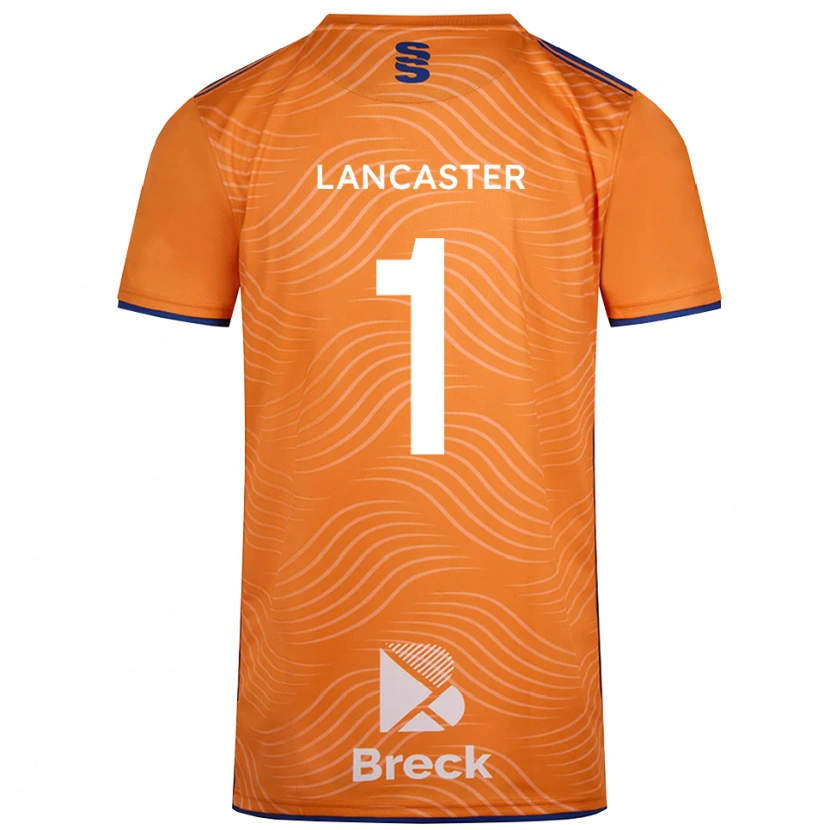 Danxen Homem Aaron Lancaster #1 Preto Laranja Camisola Guarda-Redes 2025/26 Camisa Brasil