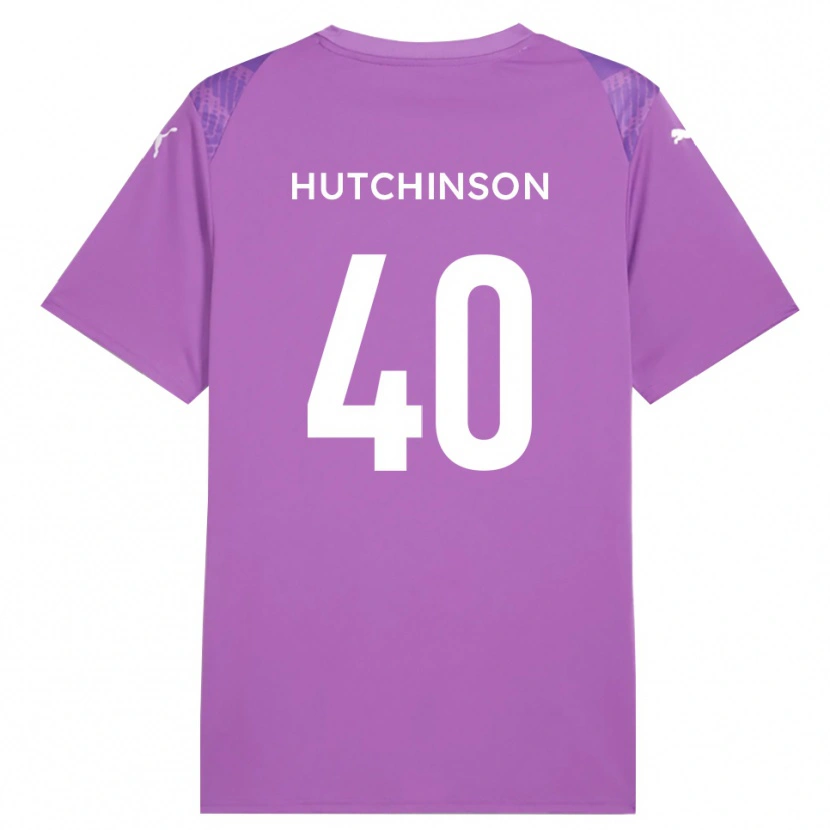 Danxen Homem Luke Hutchinson #40 Orquídea Médio Camisola Guarda-Redes 2025/26 Camisa Brasil