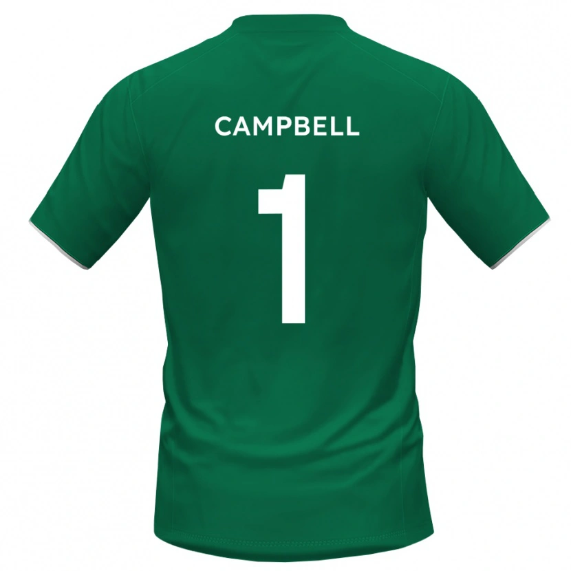 Danxen Homem Maison Campbell #1 Verde Branco Camisola Guarda-Redes 2025/26 Camisa Brasil
