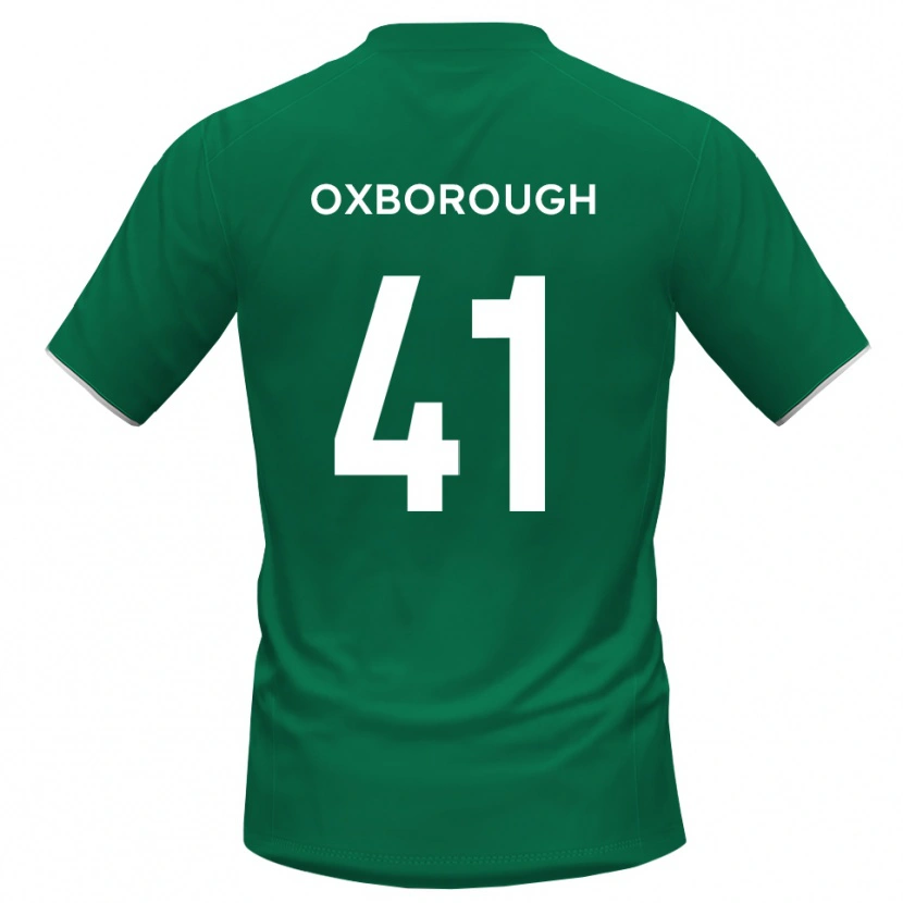 Danxen Homem Ewan Oxborough #41 Verde Branco Camisola Guarda-Redes 2025/26 Camisa Brasil
