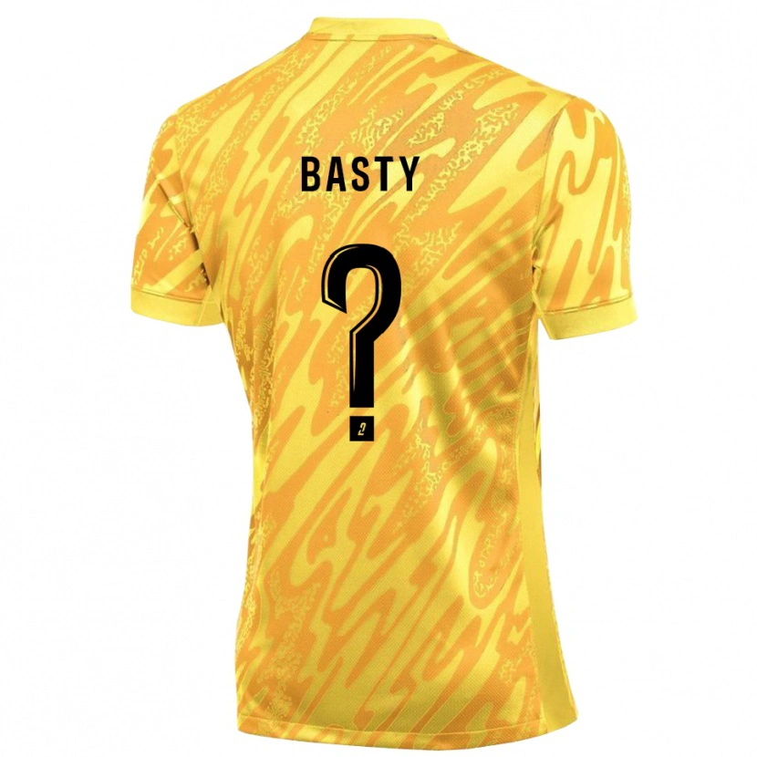 Danxen Homem Ewen Basty #0 Amarelo Laranja Camisola Guarda-Redes 2025/26 Camisa Brasil