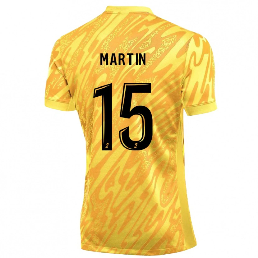 Danxen Homem Gabriel Martin #15 Amarelo Laranja Camisola Guarda-Redes 2025/26 Camisa Brasil