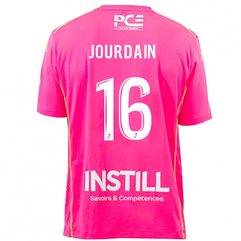 Danxen Homem Théo Jourdain #16 Magenta Camisola Guarda-Redes 2025/26 Camisa Brasil