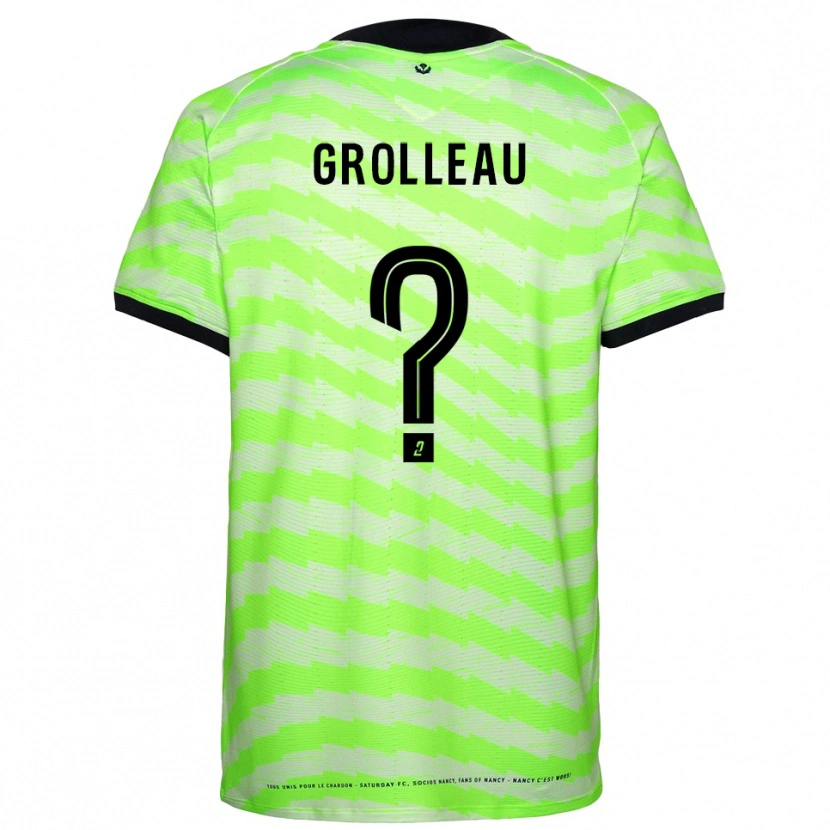 Danxen Homem Méline Grolleau #0 Verde Neon Camisola Guarda-Redes 2025/26 Camisa Brasil