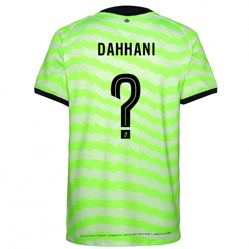 Danxen Homem Yness Dahhani #0 Verde Neon Camisola Guarda-Redes 2025/26 Camisa Brasil