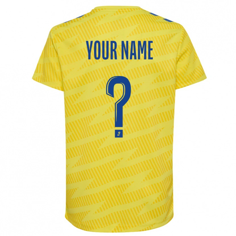 Danxen Homem AS Saint-Étienne Amarelo Azul Camisola Guarda-Redes 2025/26 Camisa Brasil