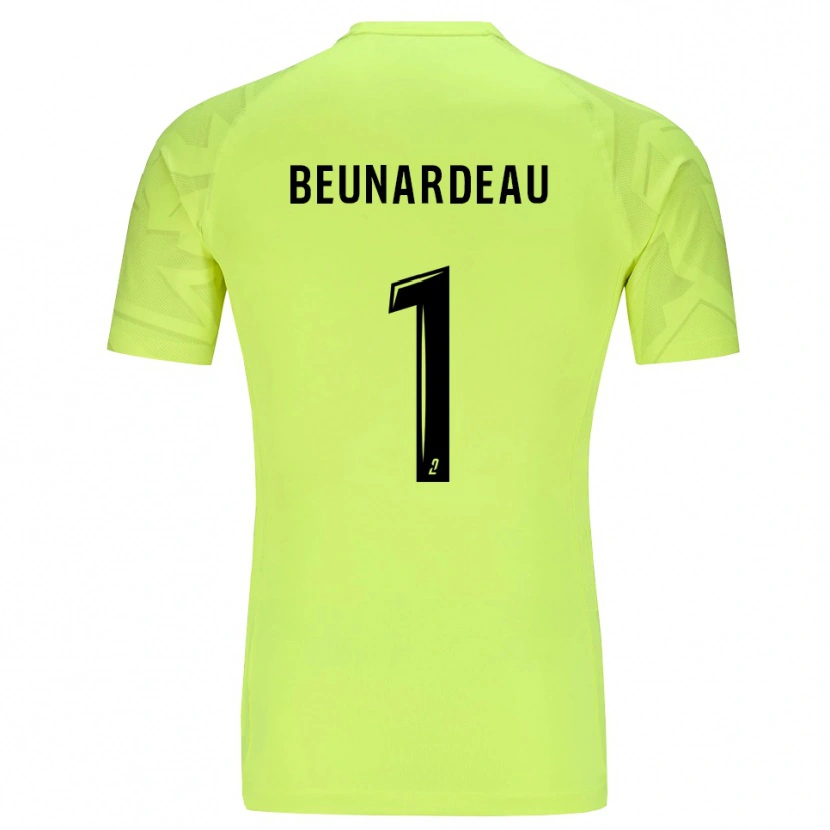 Danxen Homem Quentin Beunardeau #1 Verde Neon Camisola Guarda-Redes 2025/26 Camisa Brasil