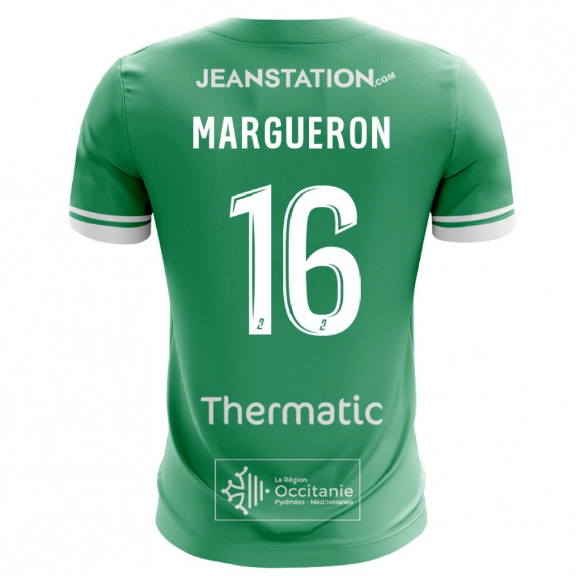 Danxen Homem Lucas Margueron #16 Verde Branco Camisola Guarda-Redes 2025/26 Camisa Brasil