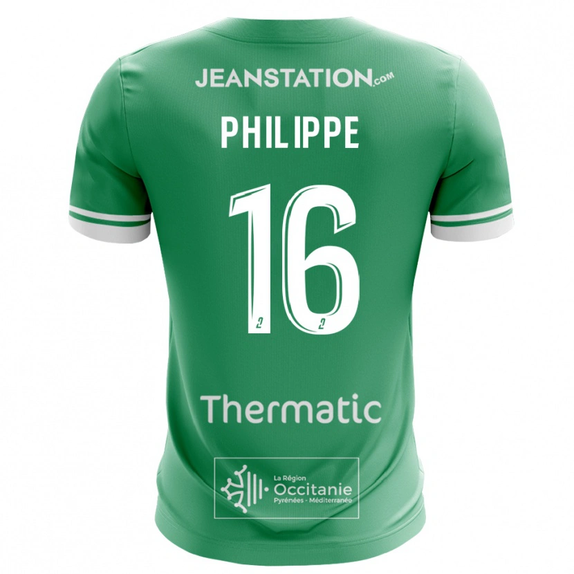 Danxen Homem Flavie Philippe #16 Verde Branco Camisola Guarda-Redes 2025/26 Camisa Brasil