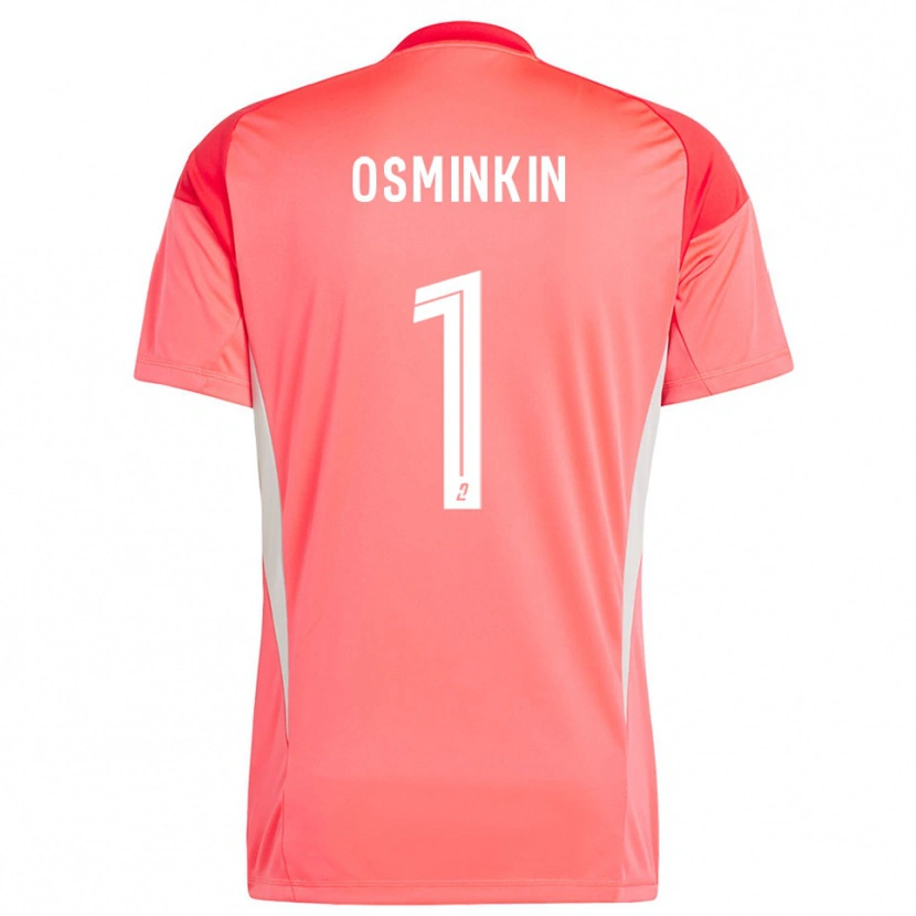 Danxen Homem Vitaliy Osminkin #1 Branco Vermelho Laranja Camisola Guarda-Redes 2025/26 Camisa Brasil