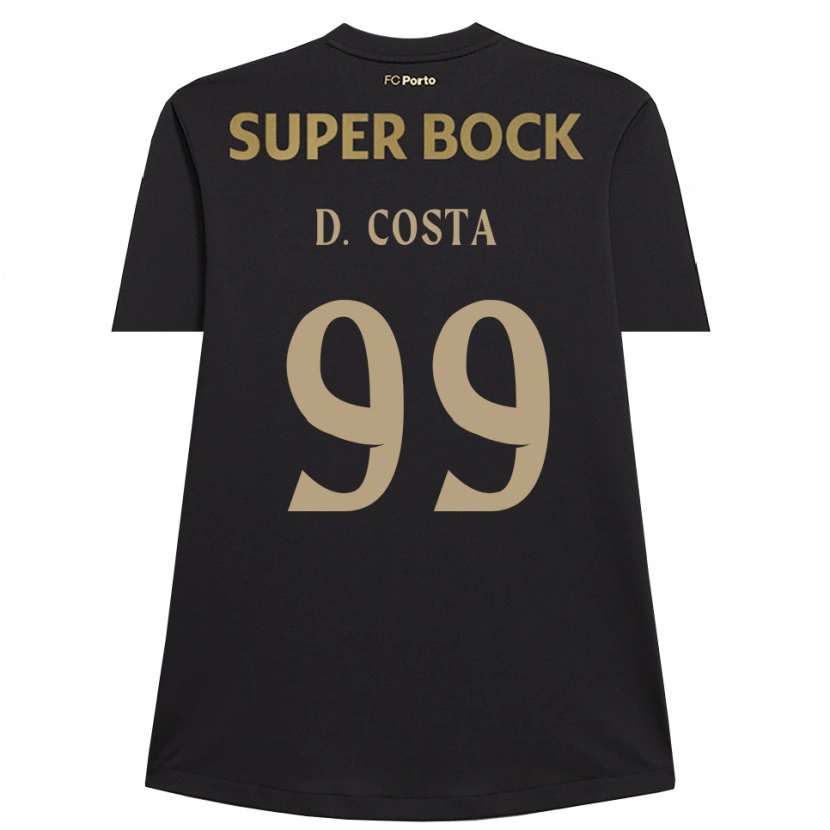 Danxen Homem Diogo Costa #99 Preto Marrom Camisola Guarda-Redes 2025/26 Camisa Brasil