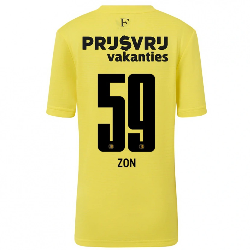 Danxen Homem Oier Zon #59 Amarelo Preto Camisola Guarda-Redes 2025/26 Camisa Brasil
