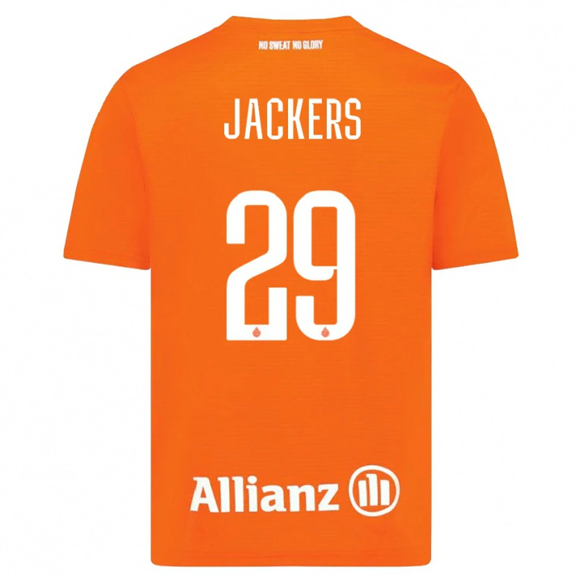 Danxen Homem Nordin Jackers #29 Laranja Branco Camisola Guarda-Redes 2025/26 Camisa Brasil