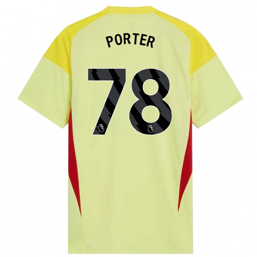 Danxen Homem Jack Porter #78 Amarelo Vermelho Preto Camisola Guarda-Redes 2025/26 Camisa Brasil
