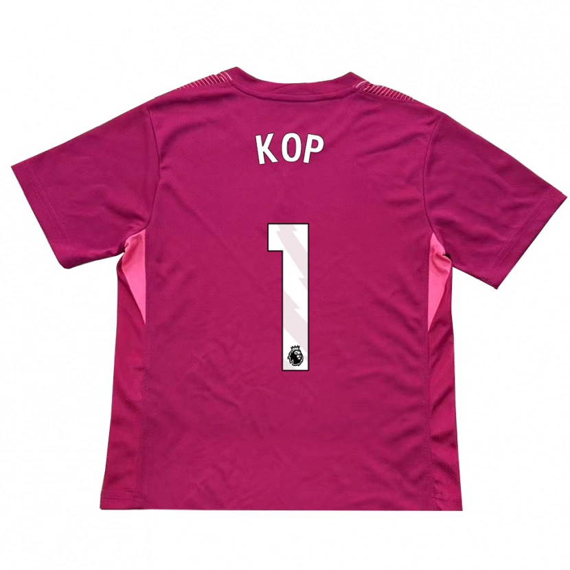 Danxen Homem Lize Kop #1 Rosa Branco Camisola Guarda-Redes 2025/26 Camisa Brasil